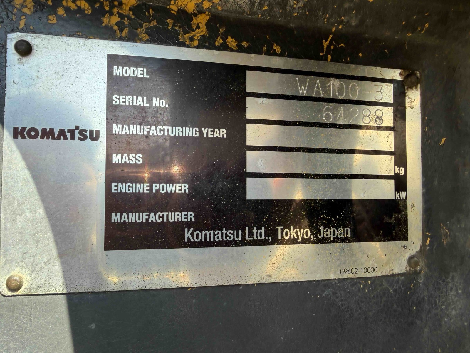中古 コマツ WA100-3 14